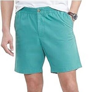 Tommy Hilfiger Men's Chino Shorts Theo 7in Stretch Cotton Glade Green Size XL